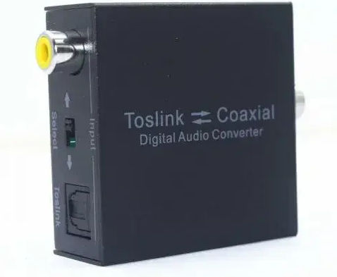 RCA / Toslink Female to RCA / Toslink Female 1 Piece