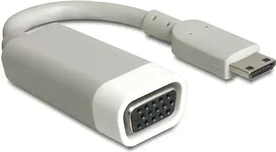 DeLock mini HDMI male - VGA female (65471)