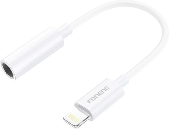 Foneng BM20 Converter Lightning male to 3.5mm female White 1pcs