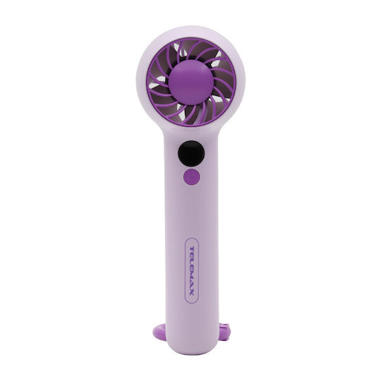 Telemax Rechargeable Handheld Fan White 30-2302w
