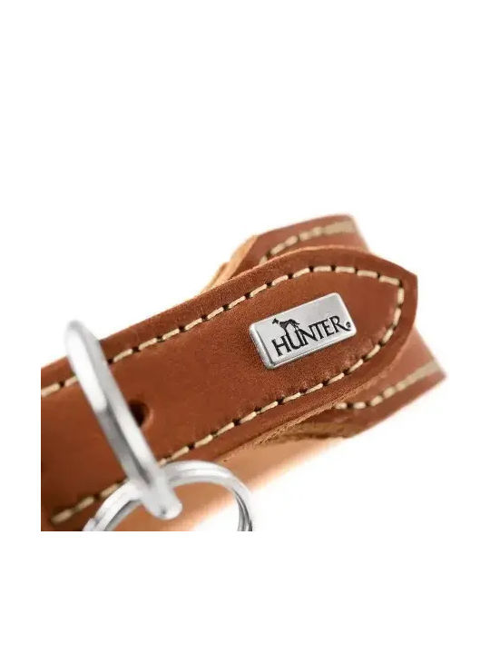Hunter Aalborg Extra Wide Leather Dog Collar M 40-48 Cm 3.5 Cm Brown Hunter Aalborg Extra Wide Leather Dog Collar M 40-48 Cm 3.5 Cm Brown
