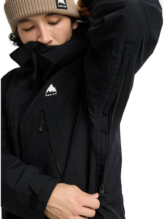 Burton 304111A04 Ανδρικό Μπουφάν Gore-Tex για Σκι & Snowboard Μαύρο