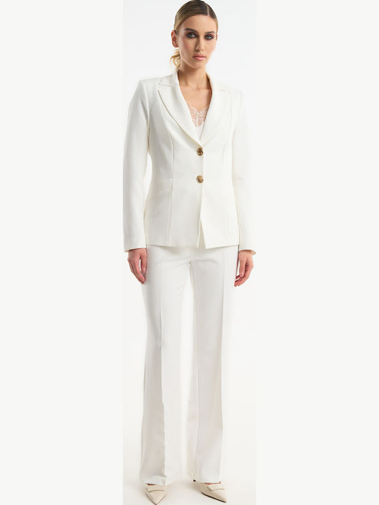 Emporio Grama Women's Blazer White