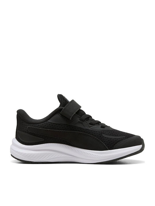 Skyrocket Lite 2 Kinder Sportschuhe Laufen mit Bügel- und Schleifenverschluss Schwarz