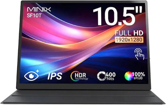 Minix SF10T IPS HDR Portable Monitor 10.5" 1920x1280 Silver