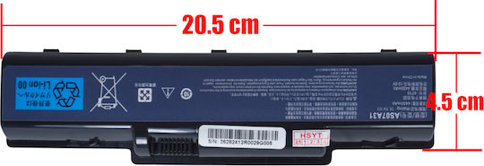 4.4ah Съвместима Батерия за Acer Aspire Acer Aspire 4520-5141, 4520G, 4530, 4530-5267, 4530-5350, 4530-5627, 4530-5889, 4530-6823, 4535, 4535G, 4540, 4540G, 4710. с 4400mAh