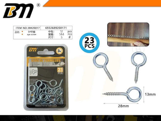 Eye Bolt Galvanized 23pcs