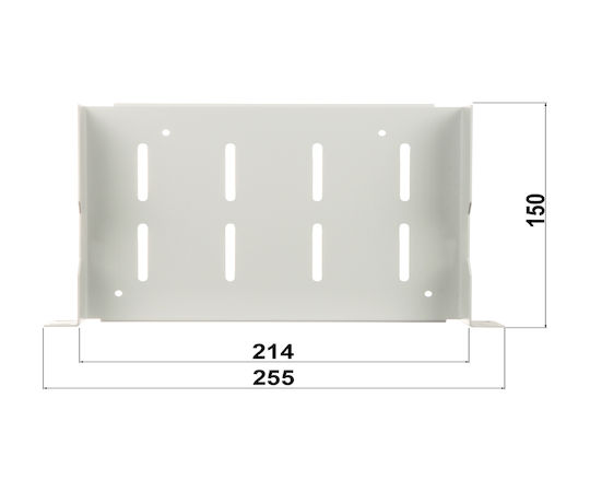 Fester Regal Rack Schrank 10 Zoll 1u 150mm Graues
