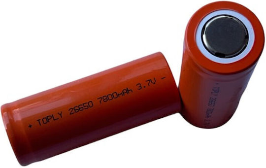 Toply Επαναφορτιζόμενη Μπαταρία 26650 7800mAh 3.7V
