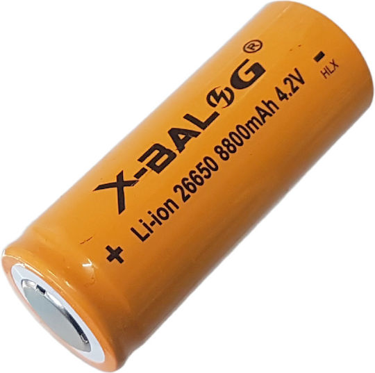 Rechargable Battery 26650 8800mAh 4.2V 1pcs