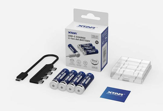 XTAR Rechargable Battery Li-ion 2450mAh 1.5V