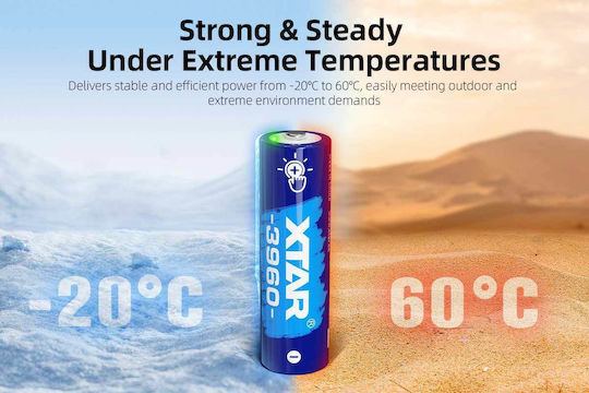 XTAR Rechargeable Battery Li-ion 2500mAh 1.5V