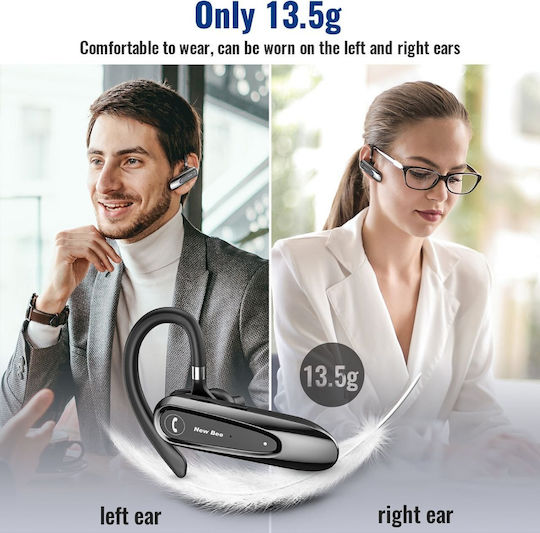 NewBee NB45 In-ear Bluetooth Handsfree Ακουστικό Μαύρο