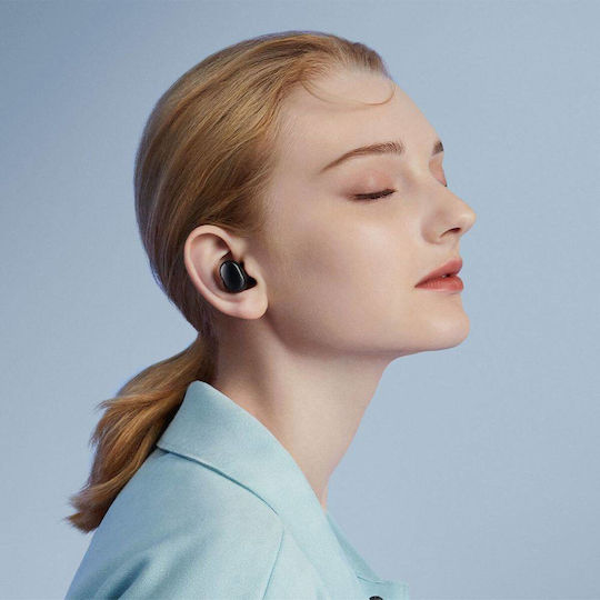 Xiaomi Redmi Buds Essential Bluetooth Handsfree Ακουστικά με Αντοχή στον Ιδρώτα και Θήκη Φόρτισης Μαύρα