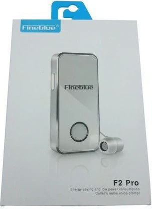 Fineblue F2 Pro In-ear Bluetooth Handsfree Ακουστικό Πέτου Λευκό