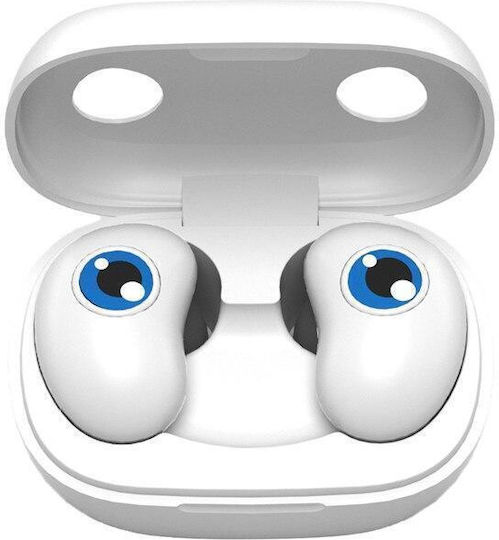 Nubi E6 Mini In-ear Bluetooth Handsfree Ακουστικά με Αντοχή στον Ιδρώτα και Θήκη Φόρτισης Μαύρα