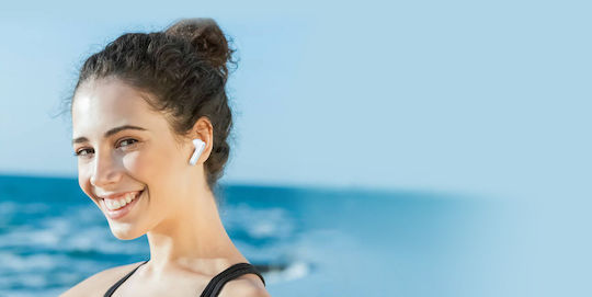 Haylou Moripods T78 ANC Earbud Bluetooth Handsfree Earphones with Charging Case White