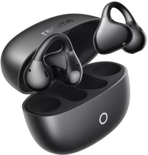 Realme Buds Clip Bluetooth Handsfree Earphones with Sweat Resistance and Charging Case Titanium Black