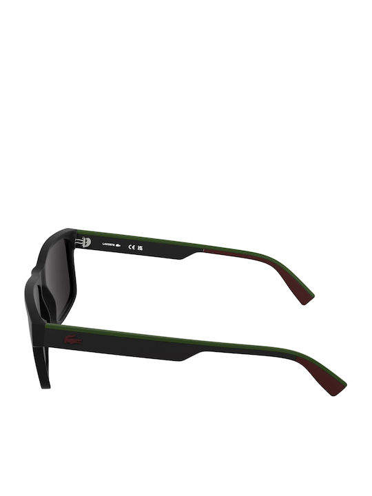 Lacoste Men's Sunglasses with Black Frame and Black Lens L6076S-002