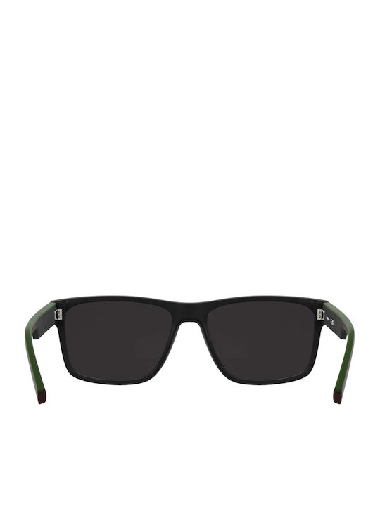 Lacoste Men's Sunglasses with Black Frame and Black Lens L6076S-002