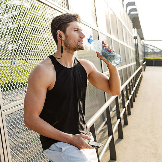Motorola SP105 In-ear Bluetooth Handsfree Ακουστικά με Αντοχή στον Ιδρώτα Μαύρα