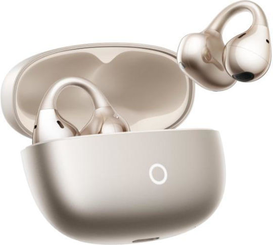 Realme Buds Clip Bluetooth Handsfree Earphones with Sweat Resistance and Charging Case Titanium Gold