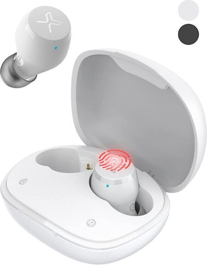 Edifier X3s In-ear Bluetooth Handsfree Ακουστικά με Αντοχή στον Ιδρώτα και Θήκη Φόρτισης Λευκά