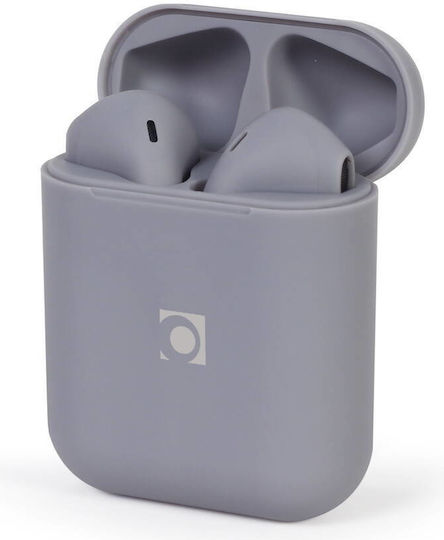 Gembird Seattle In-Ear Bluetooth-Freisprecheinrichtung Kopfhörer mit Ladeetui Misty Grey