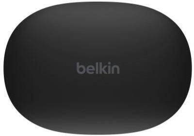 Belkin Soundform Bolt Earbud Bluetooth Handsfree Ακουστικά με Αντοχή στον Ιδρώτα και Θήκη Φόρτισης Μαύρα