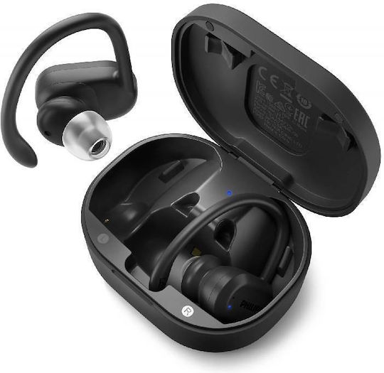 Philips TAA7306 In ear Bluetooth хендсфри Слушалки с Устойчивост на Пот и Кутийка за Зареждане Черен
