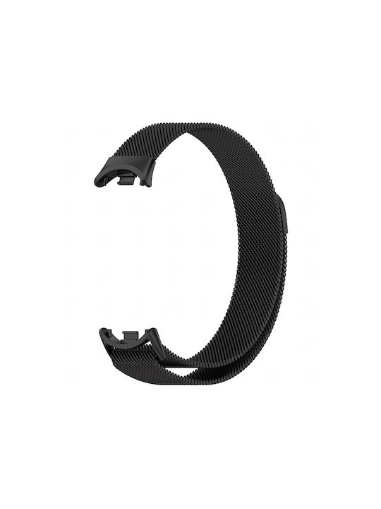 Sonique Curea Din Oțel Inoxidabil Negru Smart Band 8 / Smart Band 9 / Smart Band 10