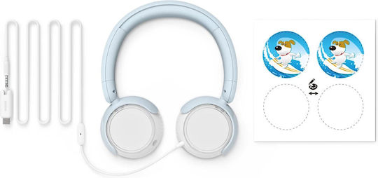 Philips TAK2000MP Verkabelte Kinder Am Ohr Kopfhörer Hellblaue