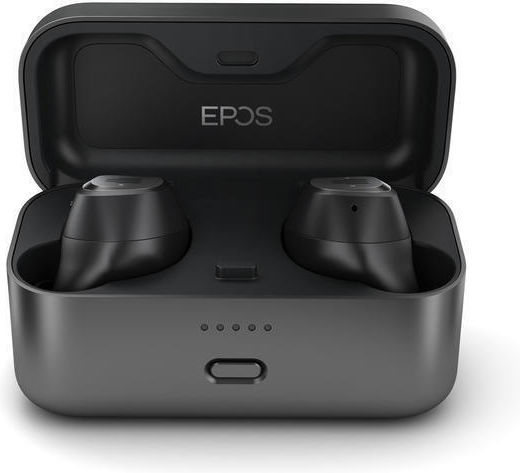 Epos GTW 270 In-ear Bluetooth Handsfree Ακουστικά με Θήκη Φόρτισης Μαύρα