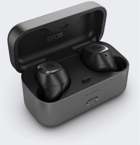 Epos GTW 270 In-ear Bluetooth Handsfree Ακουστικά με Θήκη Φόρτισης Μαύρα