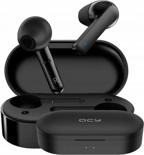 QCY T3 In-ear Bluetooth Handsfree Căști cu Rezistență la Transpirație și Carcasă de Încărcare Negru