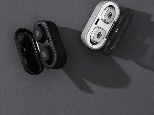 Urbanista Tokyo Moon Walk Airline Edition In-ear Bluetooth Handsfree Ακουστικά με Αντοχή στον Ιδρώτα και Θήκη Φόρτισης Ασημί