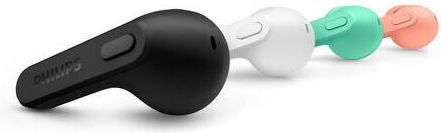 Philips TAT2206 In-ear Bluetooth Handsfree Earphones with Charging Case Black
