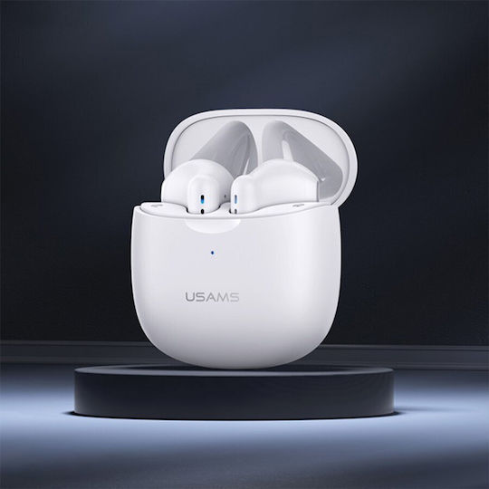 Usams IA04 Ohrstöpsel Bluetooth-Freisprecheinrichtung Kopfhörer mit Ladeetui Blau