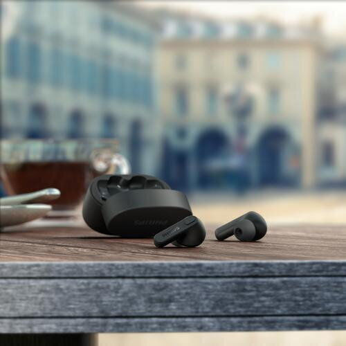 Philips TAT2206 In-ear Bluetooth Handsfree Earphones with Charging Case Black