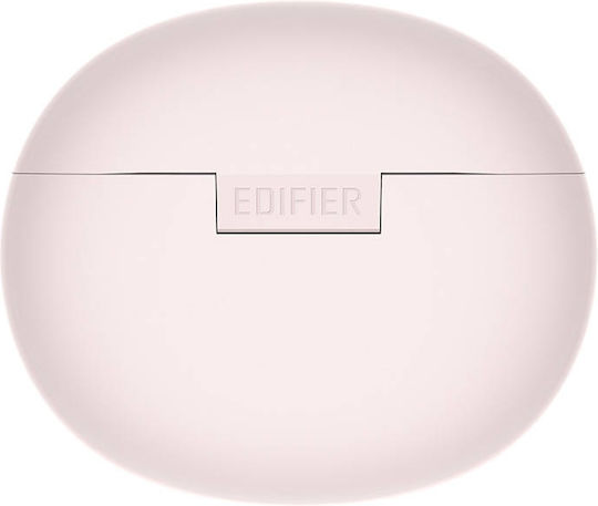 Edifier TWS X2 Earbud Bluetooth Handsfree Ακουστικά με Αντοχή στον Ιδρώτα και Θήκη Φόρτισης Ροζ