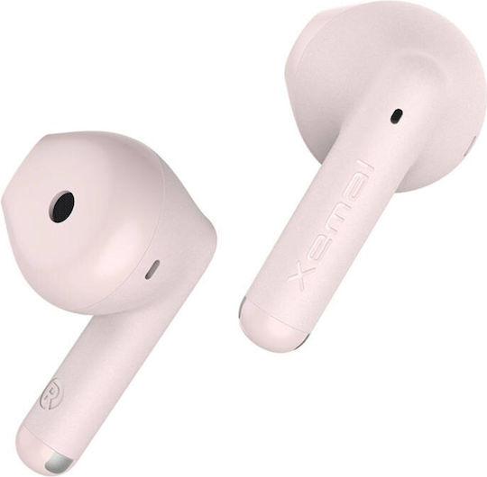 Edifier TWS X2 Earbud Bluetooth Handsfree Ακουστικά με Αντοχή στον Ιδρώτα και Θήκη Φόρτισης Ροζ