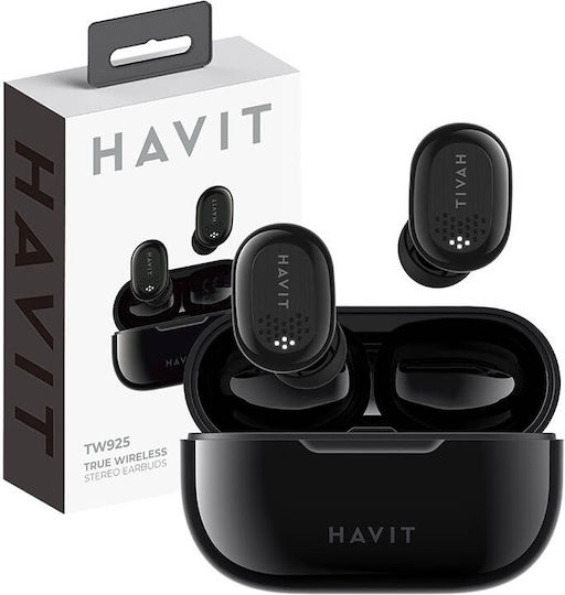 Havit TW925 In-ear Bluetooth Handsfree Earphones with Charging Case Black