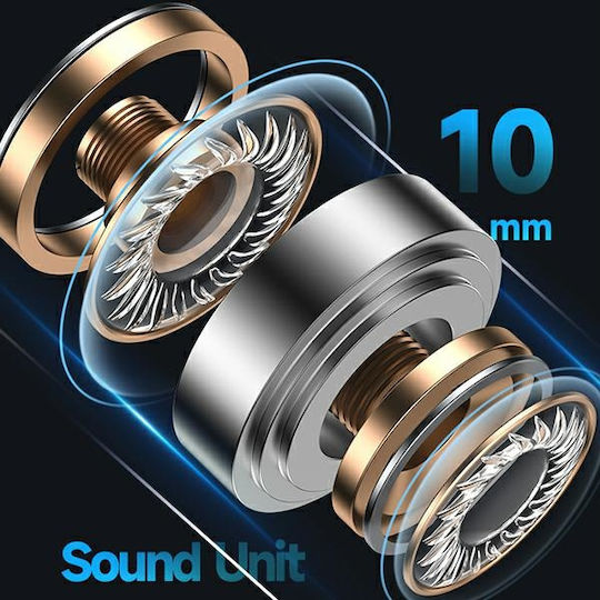 Usams BH11 Earbud Bluetooth Handsfree Căști cu Carcasă de Încărcare Roșu