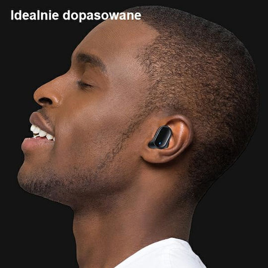 Usams BH11 Earbud Bluetooth Handsfree Căști cu Carcasă de Încărcare Roșu