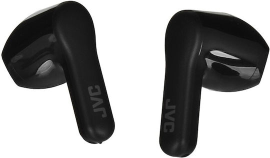 JVC HA-A3T Earbud Bluetooth Handsfree Ακουστικά με Αντοχή στον Ιδρώτα και Θήκη Φόρτισης Μαύρα