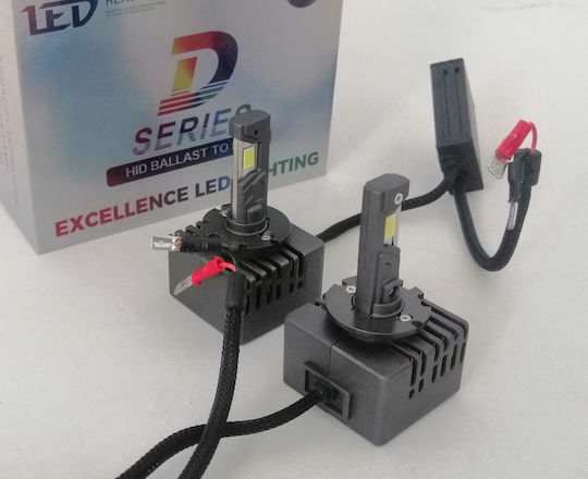 Лампи Автомобила D1R / D1S / D2R / D2S / D3R / D3S / D4R / D4S Canbus LED 6000К Хладно бяло 12V 35W 1бр