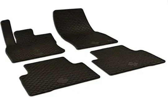 Umbrella Set Covorașe Față și Spate 4buc din Furtun pentru Volkswagen Turul / Tiguan 2015 Negre