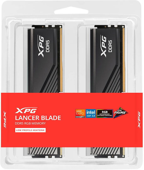Adata Lancer Blade DDR5 16GB RAM with 2x8GB Modules and Speed 5600 for Desktop