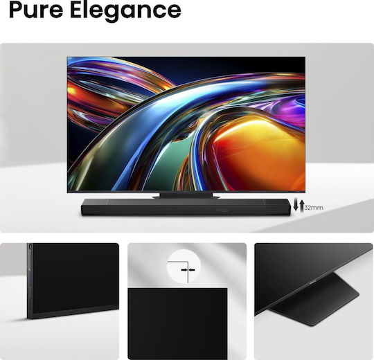 Hisense Smart Τηλεόραση 65" 4K UHD Mini LED UR9S HDR (2025) 65UR9S