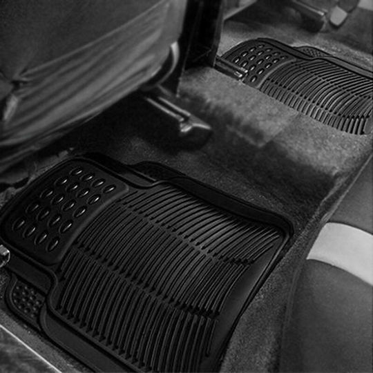 Autoline Set of Front and Rear Mats Universal 4pcs Transparent
